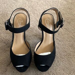 Black heels